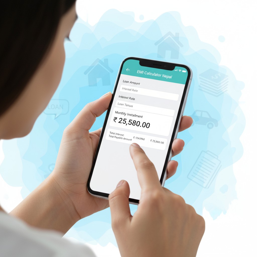 EMI Calculator Nepal for Home and Auto Loans with Reducing Balance Method